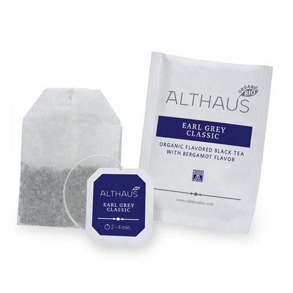 Чай чорний з бергамотом пакетований Althaus Earl Grey Classic (Сірий Граф) Deli Packs 20 пакетиків по 1,75г 1882175971 фото
