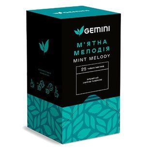 Чай пакетированный Gemini BOX Мятная мелодия 1,5г 25шт 2113494177 фото