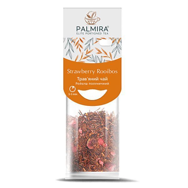 Чай &laquo;Ройбуш Суничний&raquo; T-cup Palmira BOX трав&rsquo;яний, 2,4 г х 15 шт 2536539336 фото