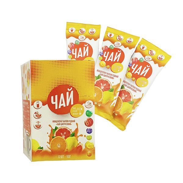 Напій Смакуйте Чай Цитрусовий, стік 50 г 1711391480 фото