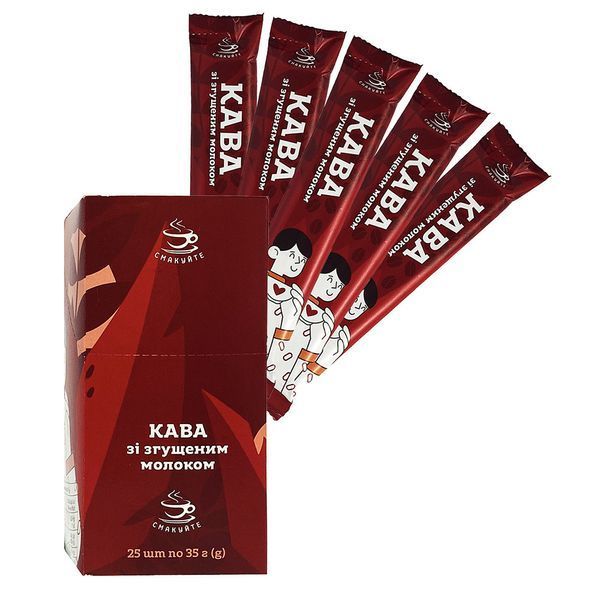 Напиток Смакуйте Кофе со сгущенным молоком, стик 35г 1752718402 фото