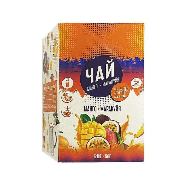 Напиток Смакуйте Чай Манго-Маракуйя, стик 50 г 1721498184 фото